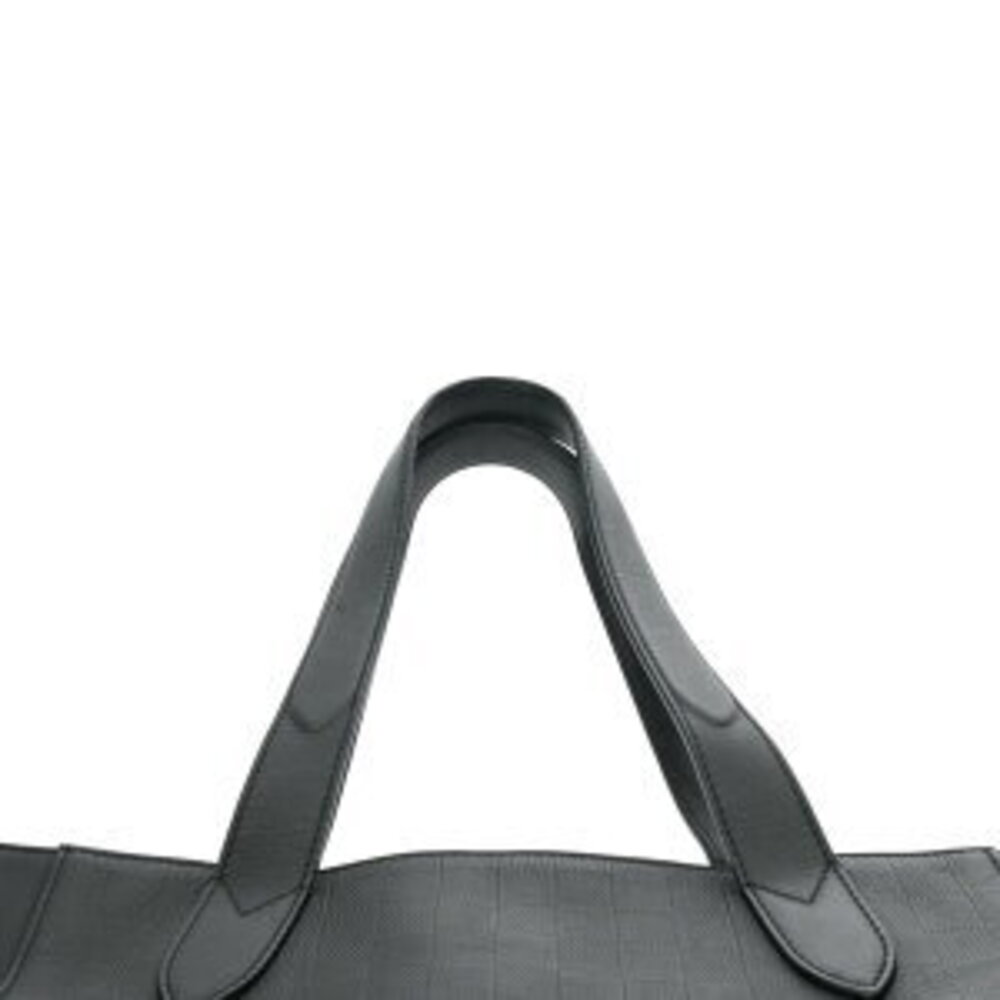 Louis Vuitton Damier Infini Black Cabas Voyage Onyx Black Leather Tote Bag - Picture 4 of 7
